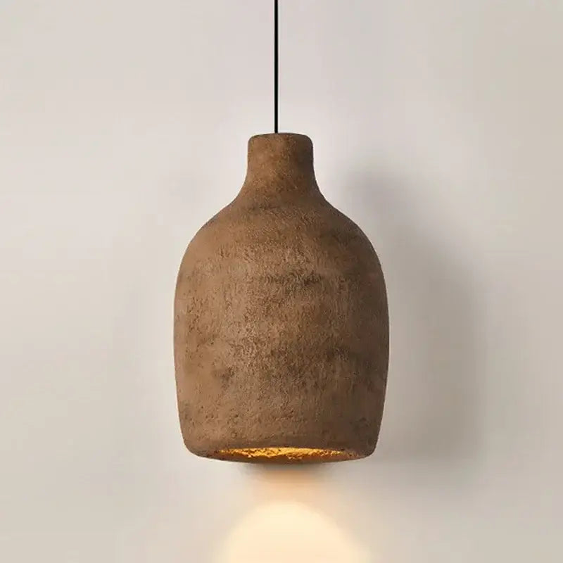 Suspension luminaire chic en résine forme organique moderne