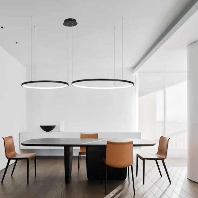 Suspension Luminaire Circulaire LED Anneaux