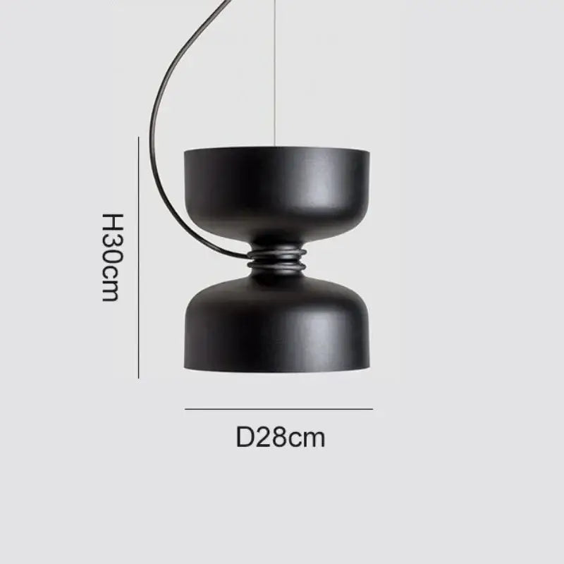 Suspension luminaire contemporaine blanche au style scandinave