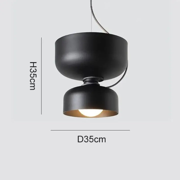 Suspension luminaire contemporaine blanche au style scandinave