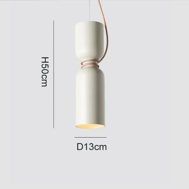 Suspension luminaire contemporaine blanche au style scandinave