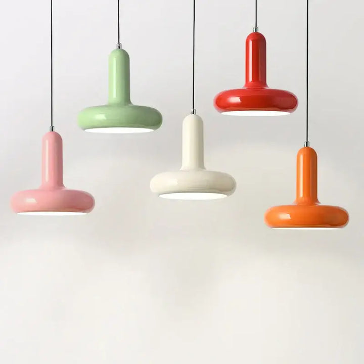 Suspension luminaire couleur vintage esprit scandinave