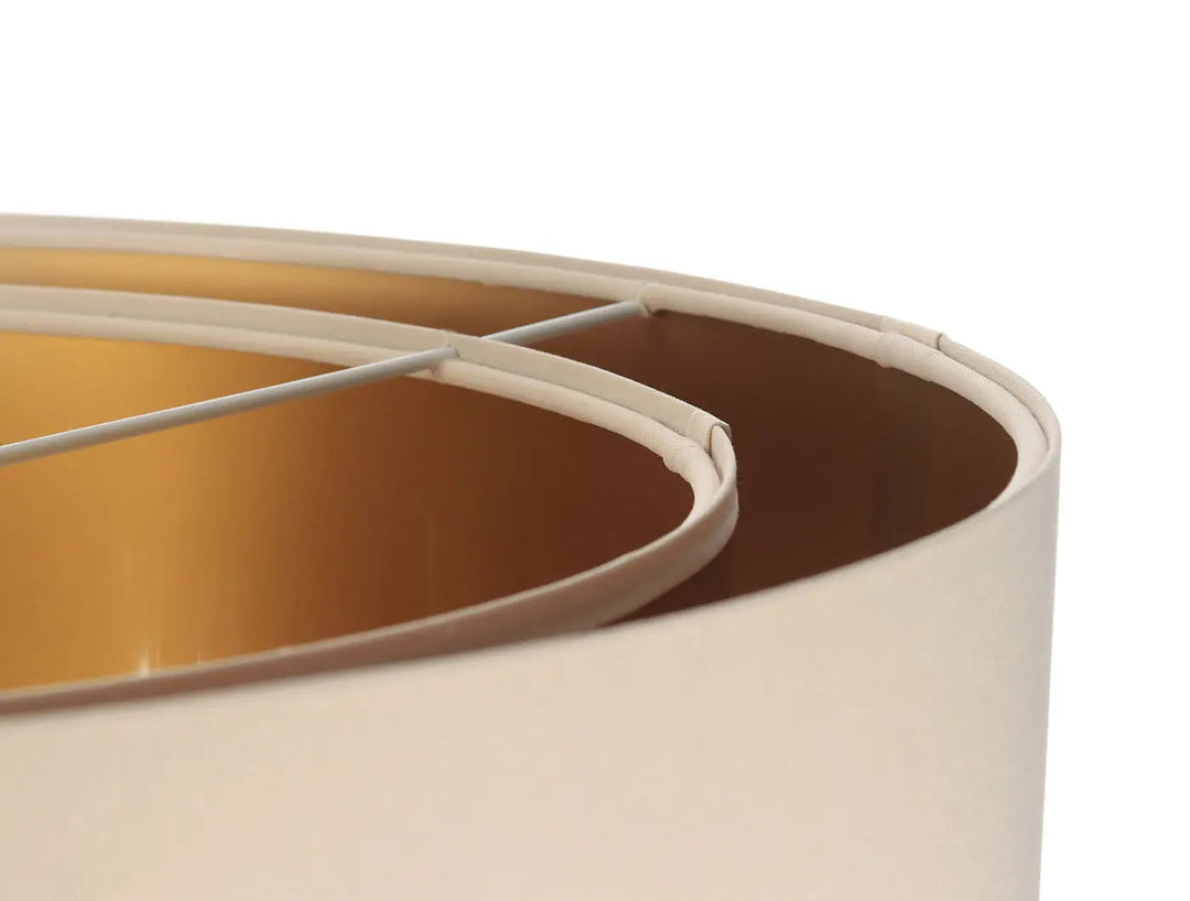 Suspension Luminaire | DUO (Creme/Doré)