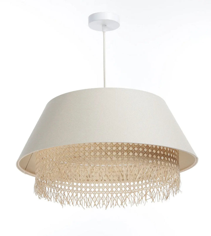 Pendant lamp Sensei Rattan – Creme