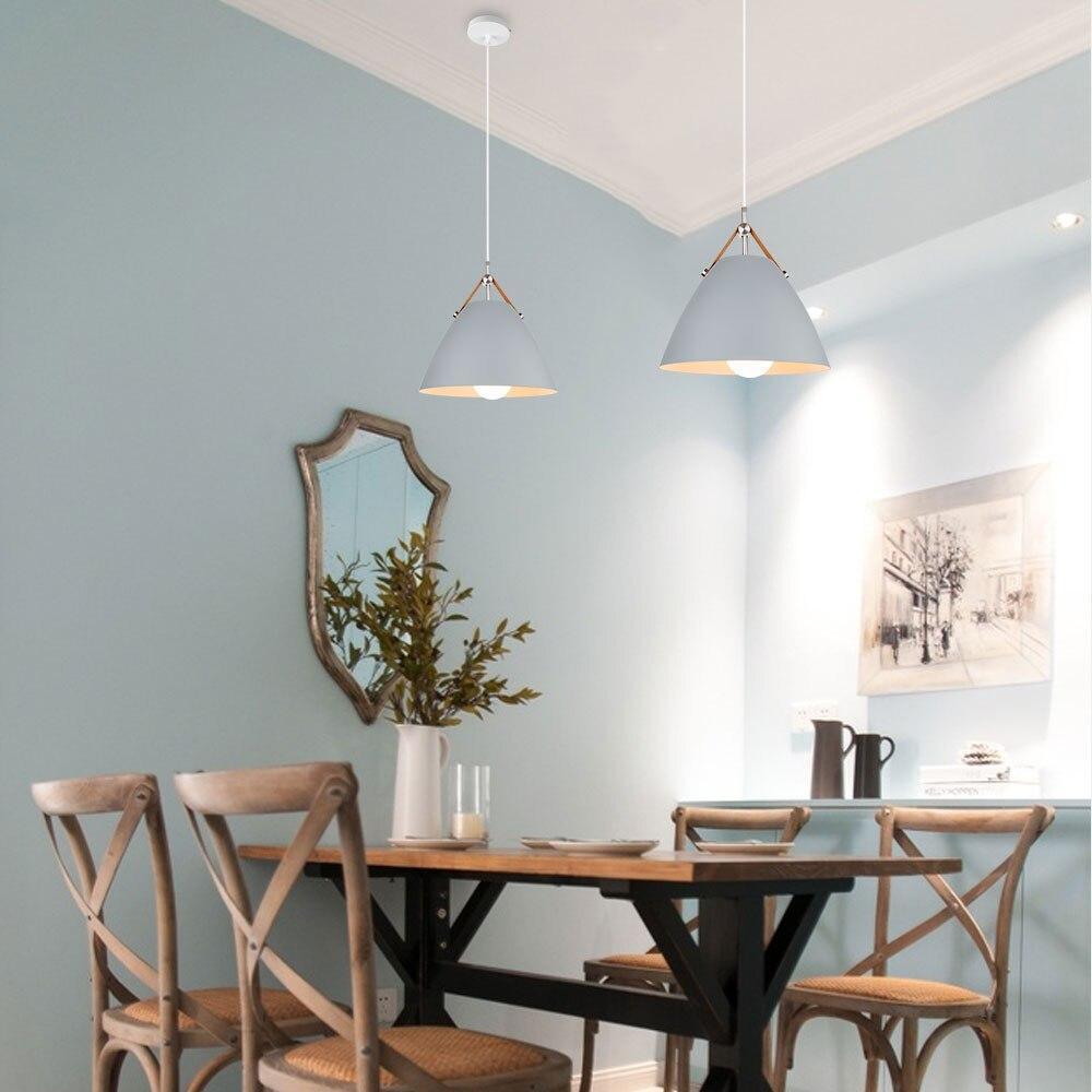 suspension luminaire grise