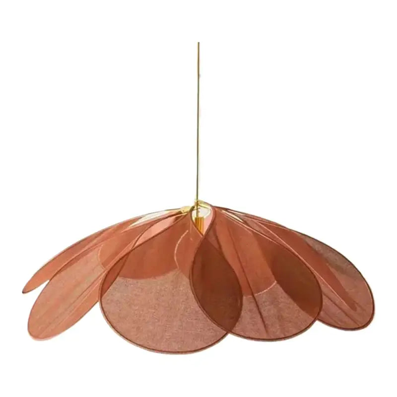 Suspension luminaire design aérienne en pétales au style moderne