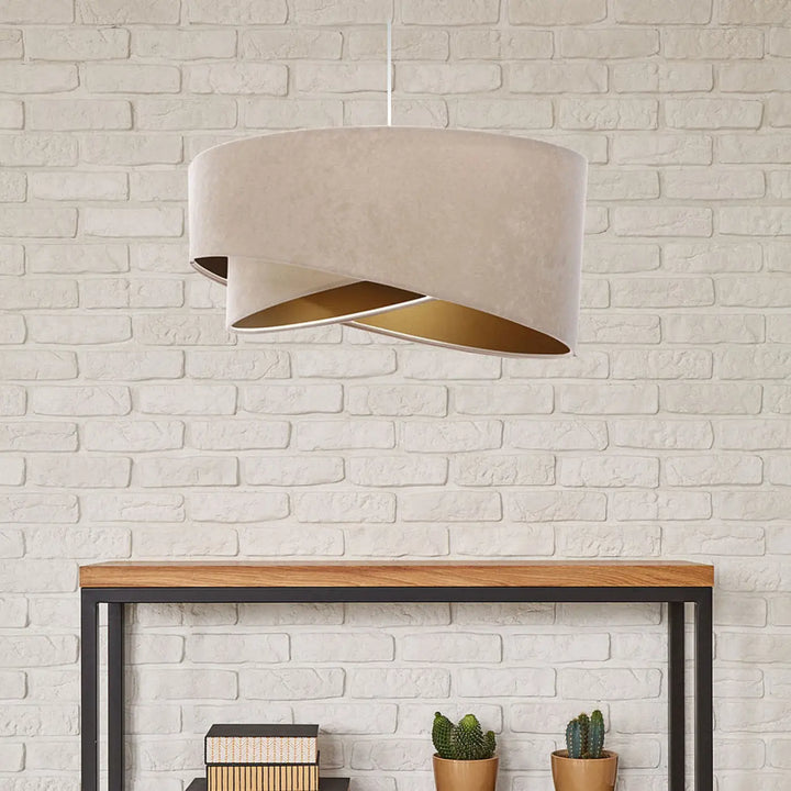 Suspension Luminaire | GALAXY AURIC  (Beige/Doré)