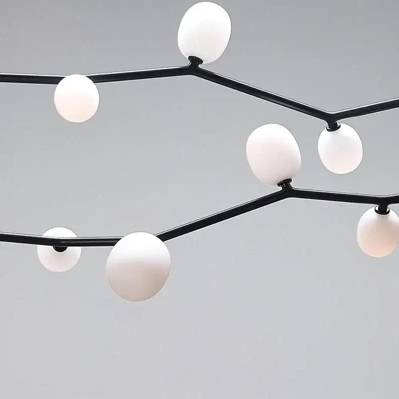 Suspension luminaire design contemporain ligne graphique