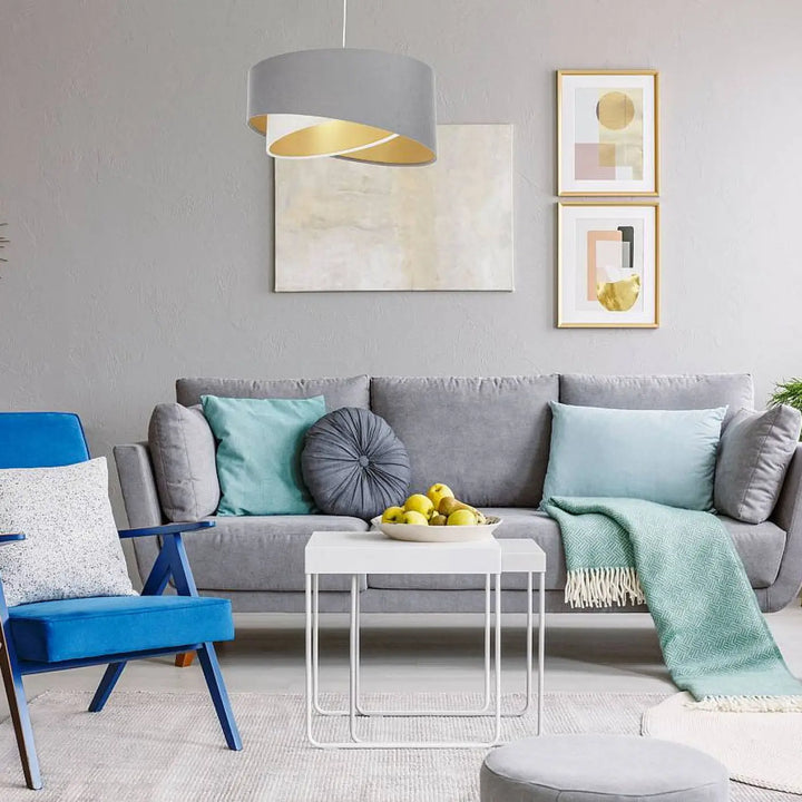 Suspension Luminaire | GALAXY AURIC (Gris/Blanc)