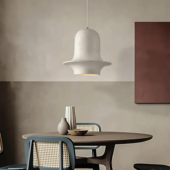 Suspension luminaire design moderne en métal blanc ou noir