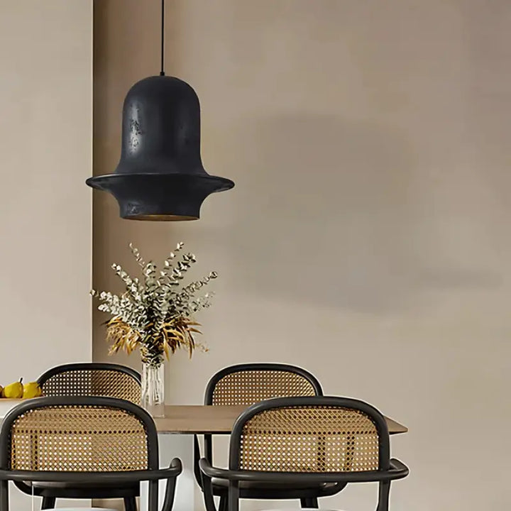 Suspension luminaire design moderne en métal blanc ou noir