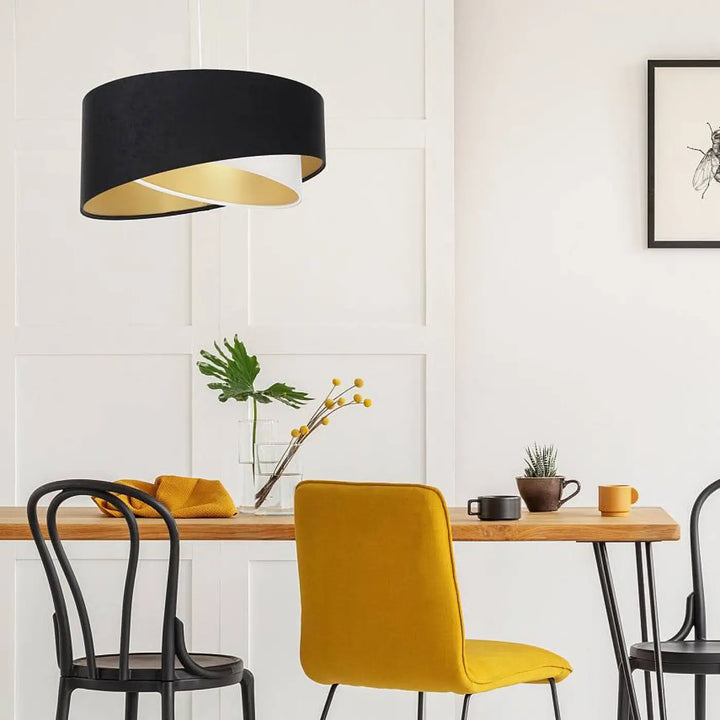 Suspension Luminaire | GALAXY AURIC  (Noir/Blanc)