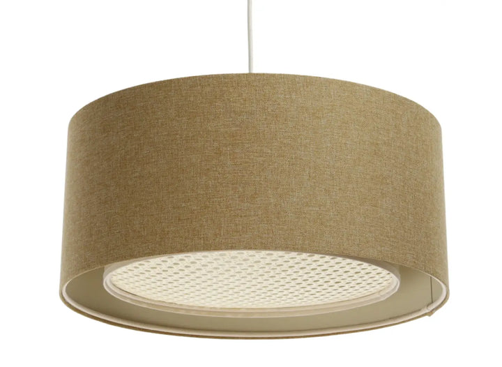 Pendant lamp Duo BOHO ELEGANT – Mustard yellow/Ecru/Creme