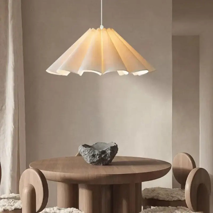 Suspension luminaire effet éventail contemporain

