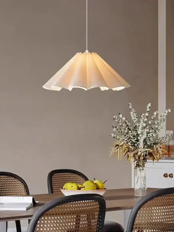 Suspension luminaire effet éventail contemporain

