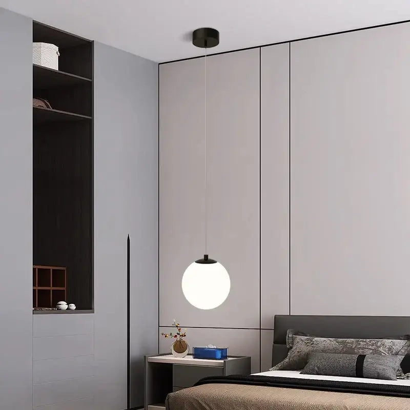 Suspension luminaire fine à LED pour cuisine moderne

