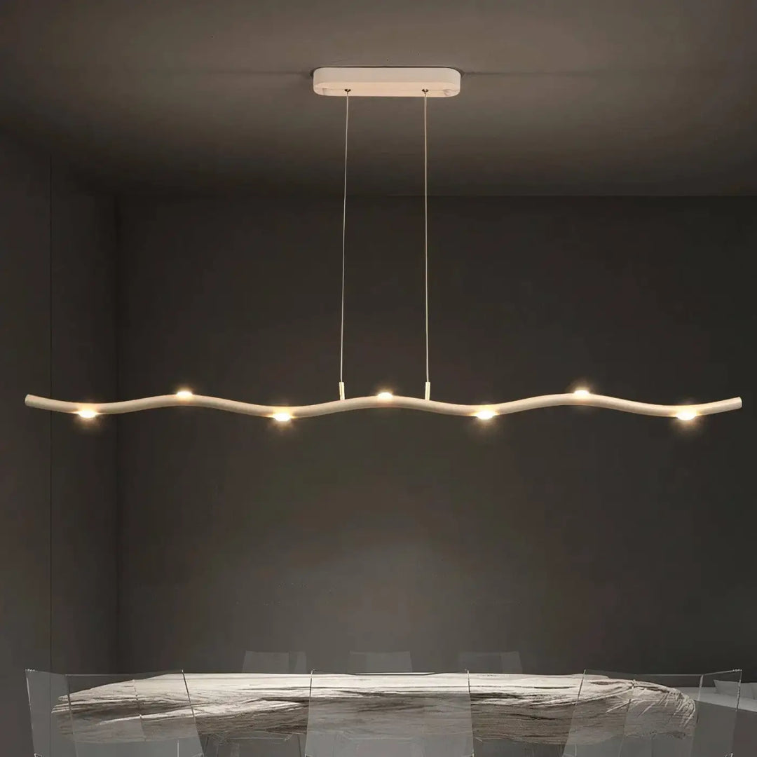 Suspension luminaire en forme de branche minimaliste moderne