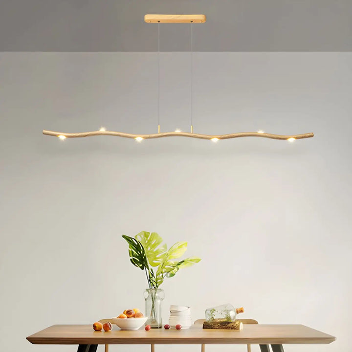 Suspension luminaire en forme de branche minimaliste moderne