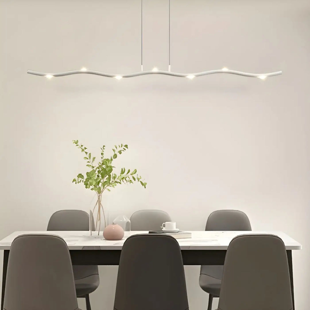 Suspension luminaire en forme de branche minimaliste moderne