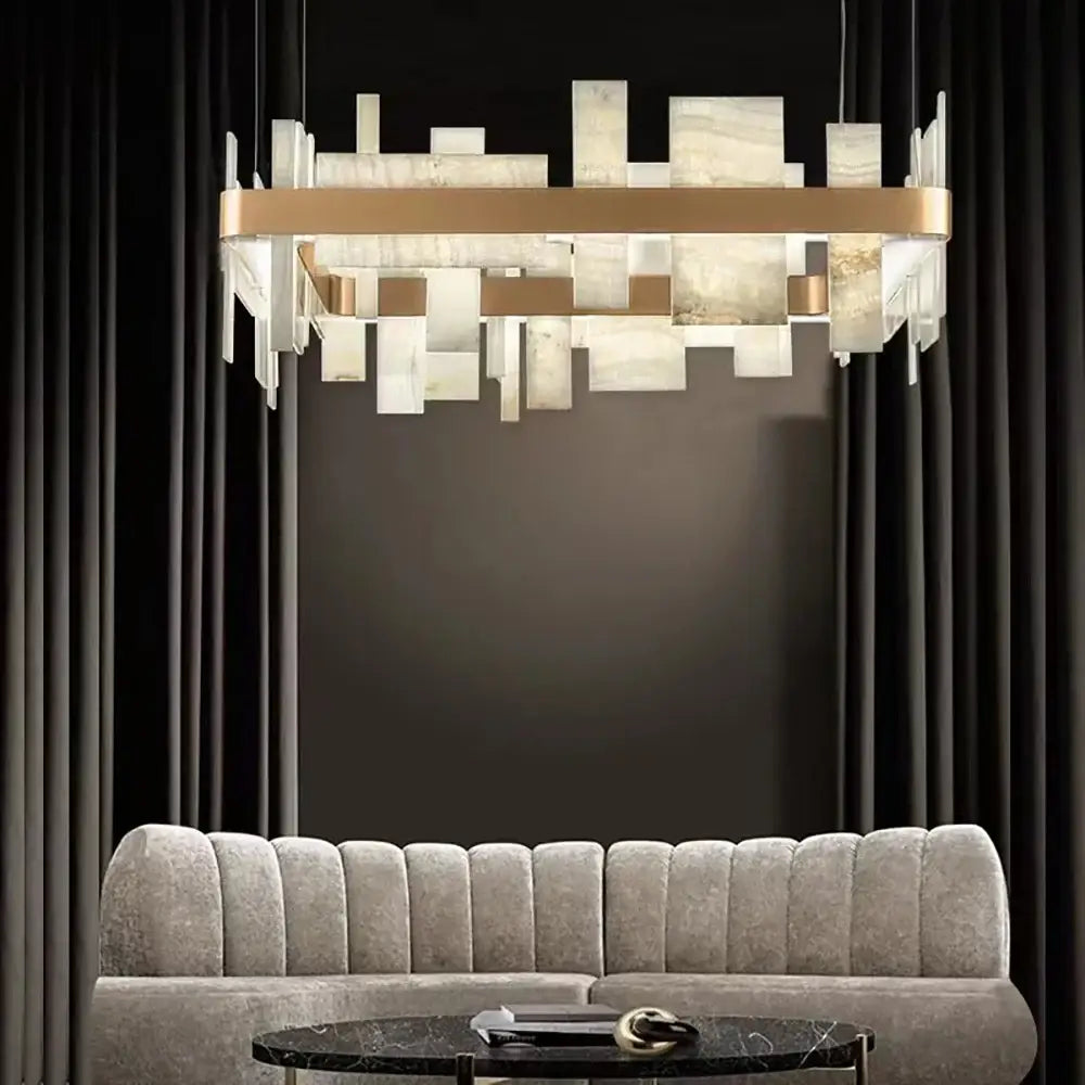 Suspension Luminaire Géométrique LED Moderne
