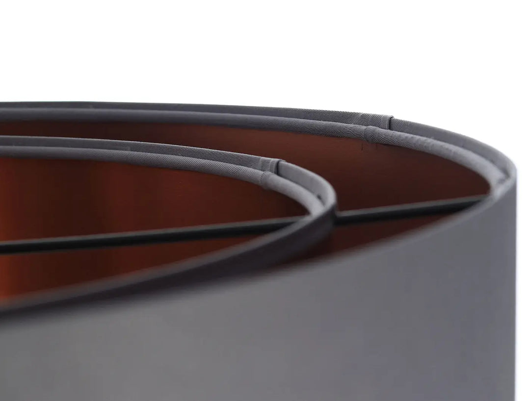 Suspension Luminaire | DUO (Gris/Cuivré)