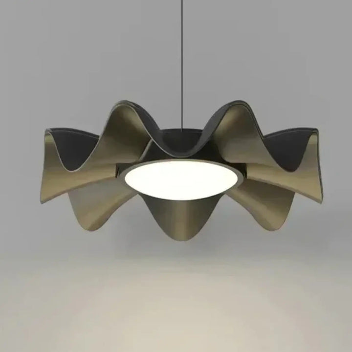 Suspension luminaire led matériau acrylique et fer élégance