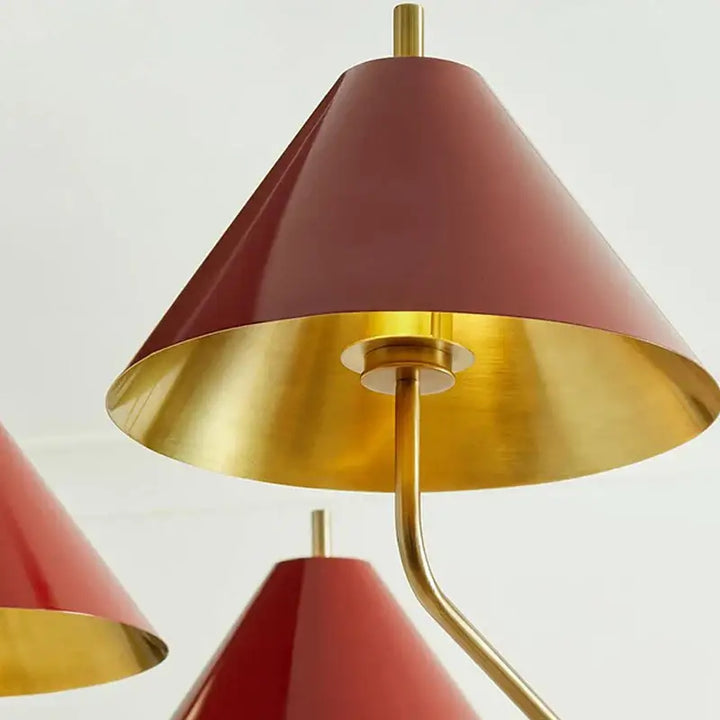 Suspension luminaire en métal style contemporain chic