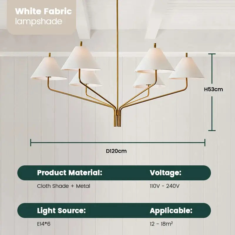 Suspension luminaire en métal style contemporain chic