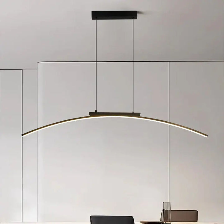 Suspension luminaire minimaliste pour cuisine contemporaine

