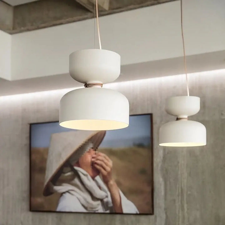 Suspension luminaire minimaliste en métal au style scandinave