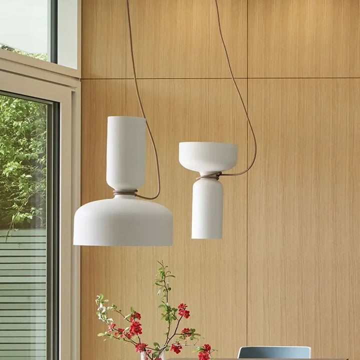 Suspension luminaire minimaliste en métal au style scandinave