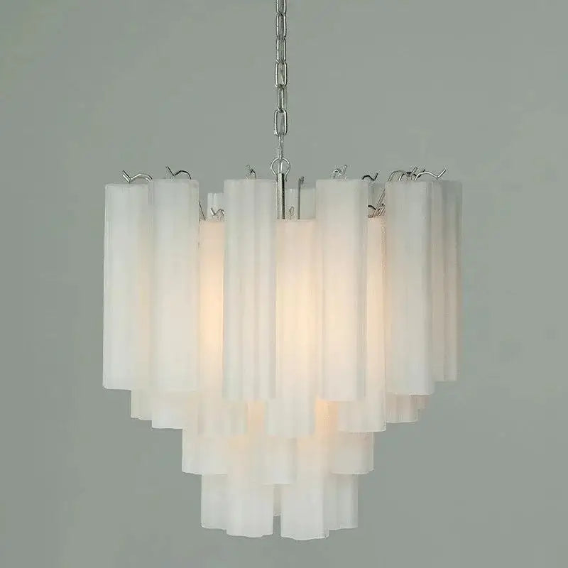 Suspension moderne avec abat‑jour en verre style classique