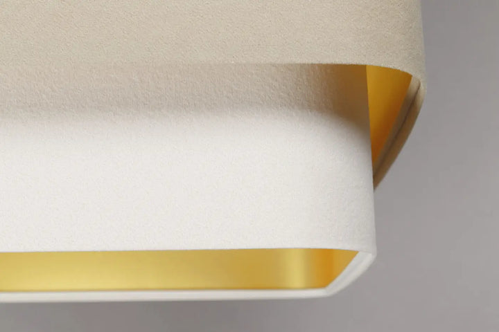 Suspension Luminaire | KWADRO DUO (Beige/Blanc)
