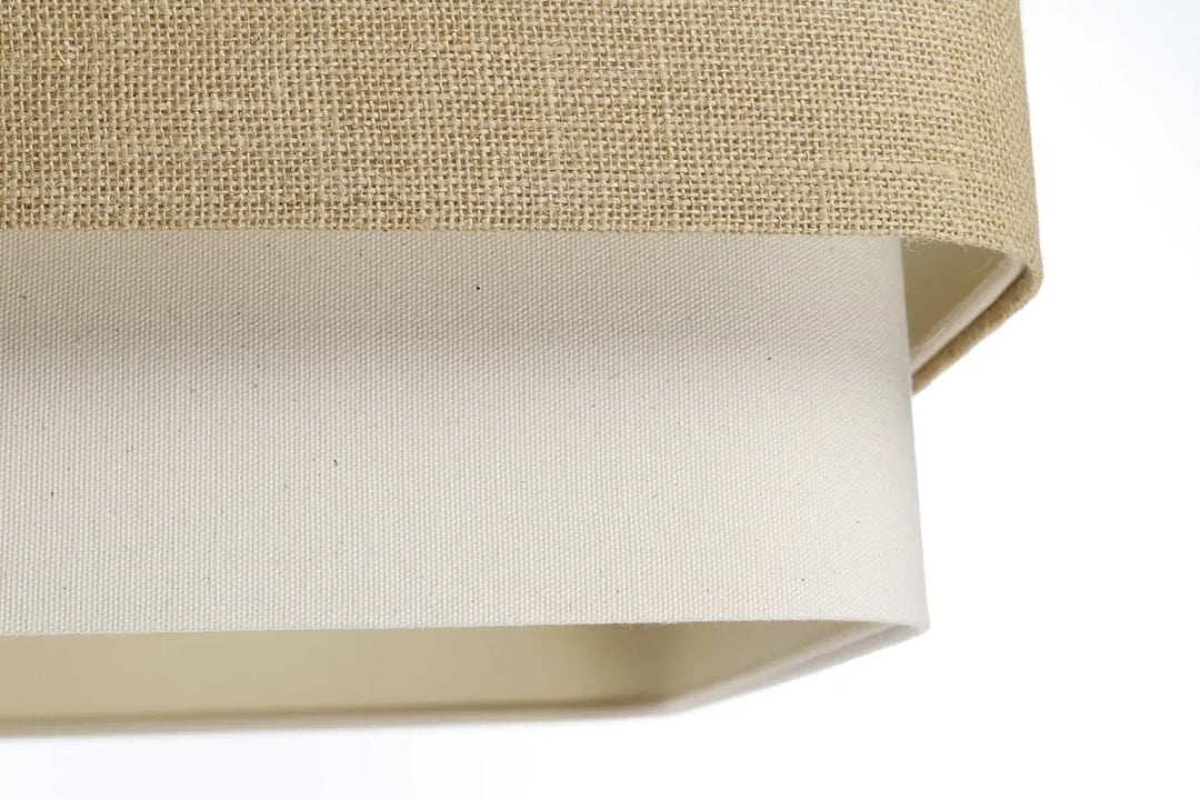 Suspension Luminaire | KWADRO DUO (Beige/Crème)