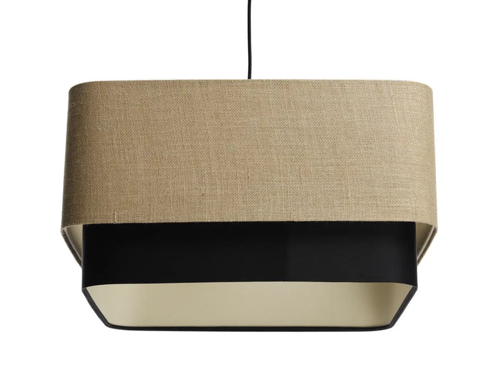 Suspension Luminaire | KWADRO DUO (Beige/Noir)