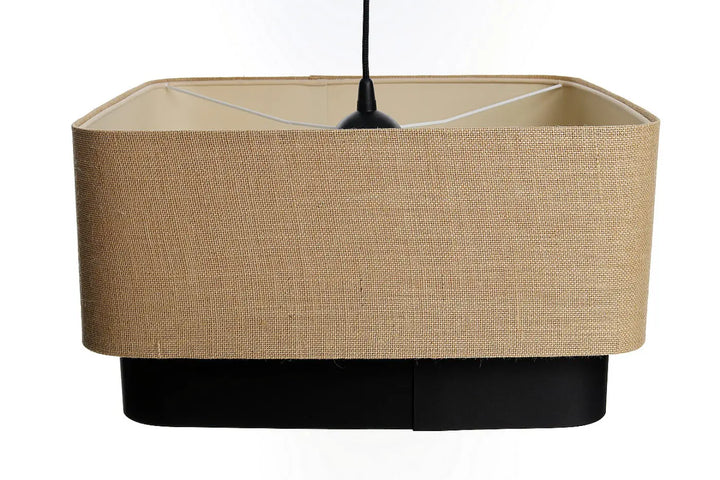 Suspension Luminaire | KWADRO DUO (Beige/Noir)