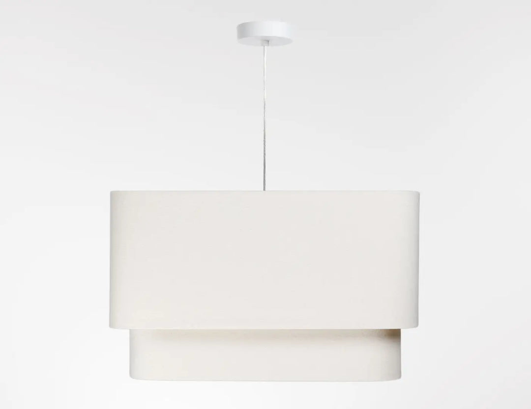 Suspension Luminaire | KWADRO DUO VELOUR (Blanc)