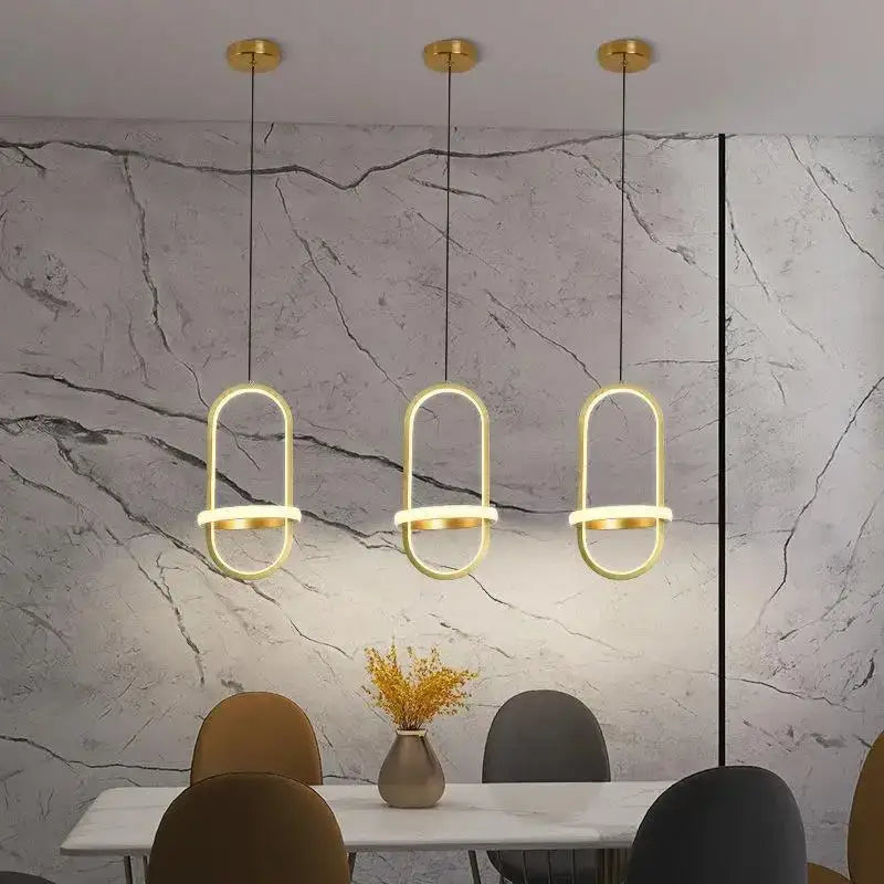 Suspension luminaire moderne pour chambre au design minimaliste

