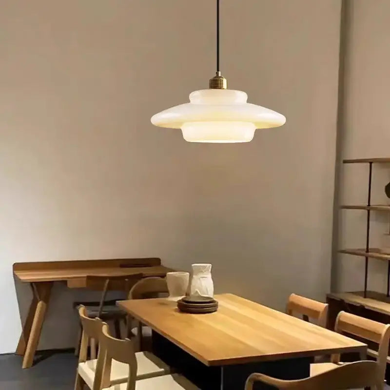 Suspension Luminaire Moderne à Cinq Niveaux avec Finition Métallique