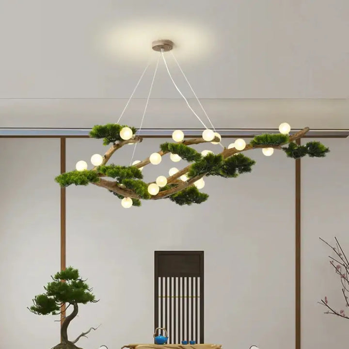 Suspension Luminaire Moderne Design Arbre Bonsai Avec Lumières

