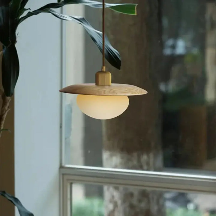 Suspension Luminaire Moderne Design Doré Avec Globe Blanc