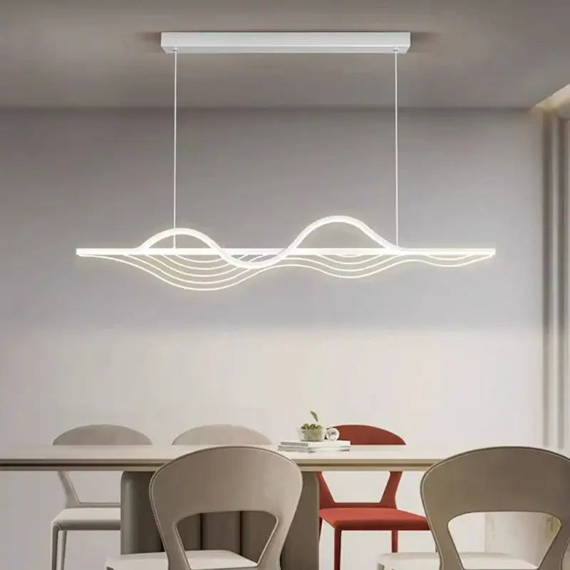 Suspension Luminaire Moderne Design Ondulé Contemporain

