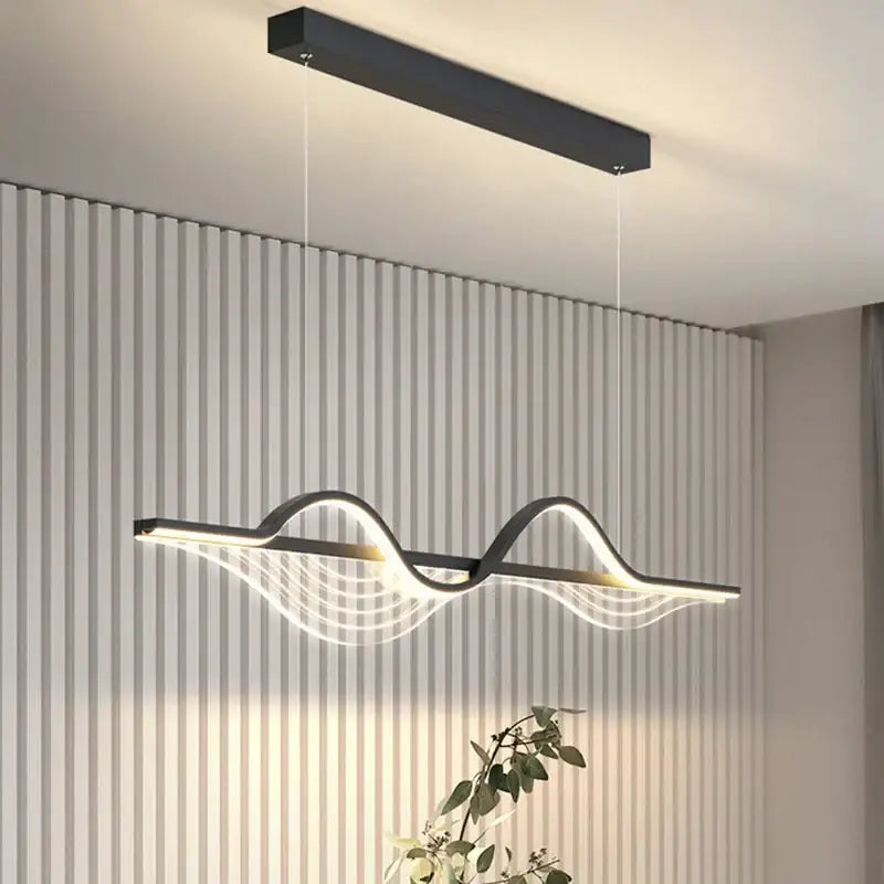 Suspension Luminaire Moderne Design Ondulé Contemporain

