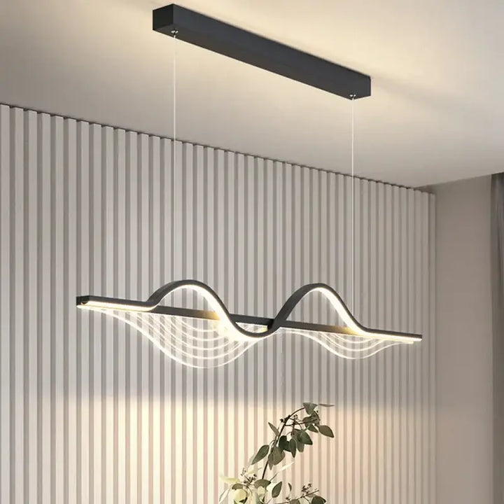 Suspension Luminaire Moderne Design Ondulé Contemporain

