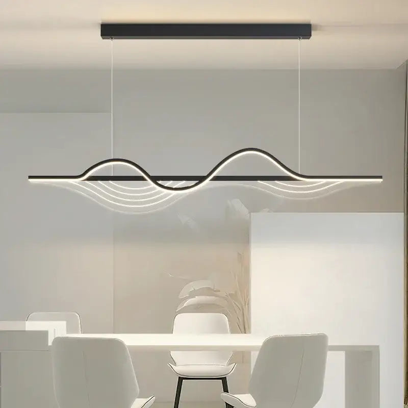 Suspension Luminaire Moderne Design Ondulé Contemporain

