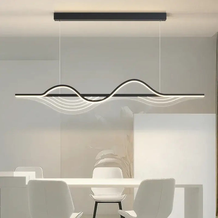 Suspension Luminaire Moderne Design Ondulé Contemporain

