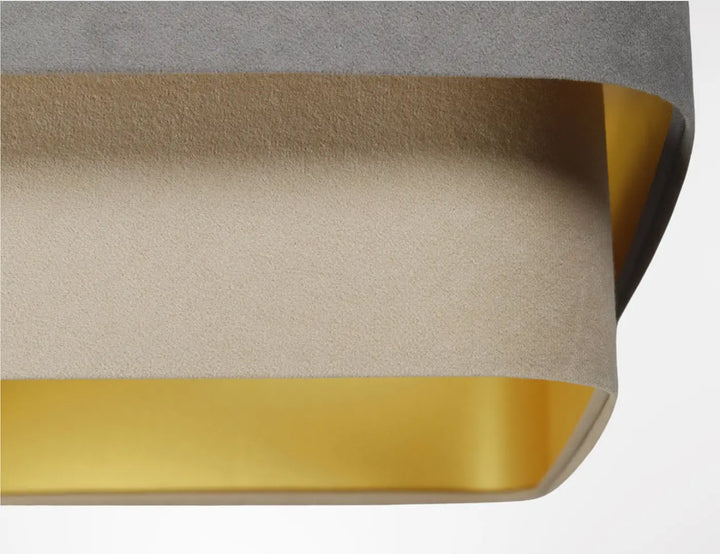Suspension Luminaire | KWADRO DUO (Gris/Beige)