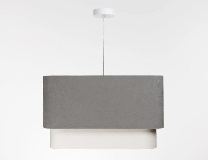 Suspension Luminaire | KWADRO DUO (Gris/Blanc)