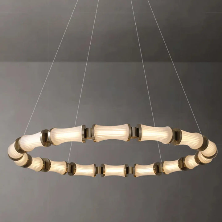 Suspension luminaire moderne led design circulaire style