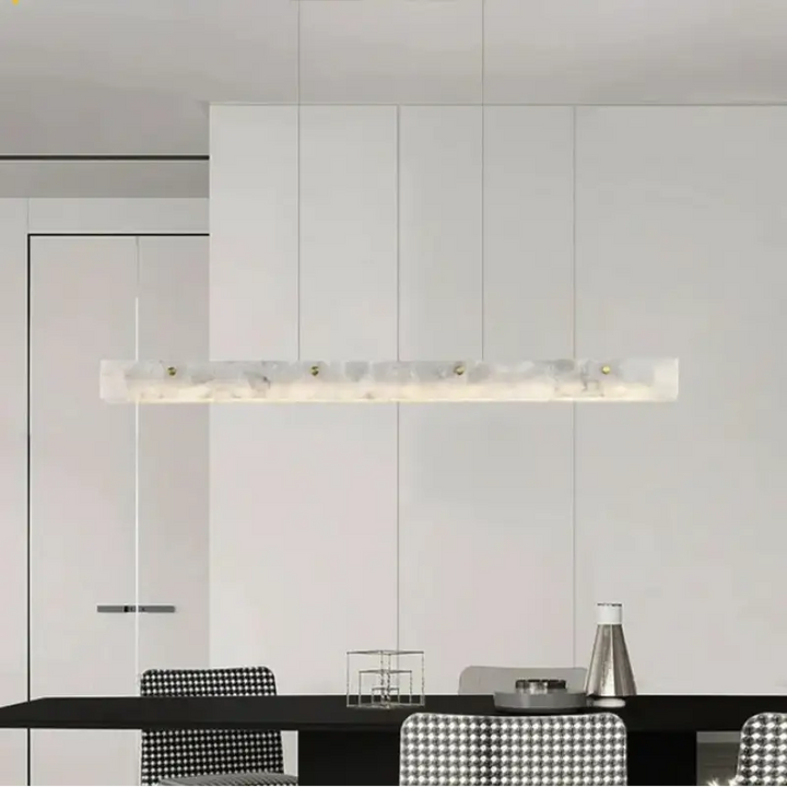 Suspension Luminaire Moderne En Marbre Naturel Design Élégant